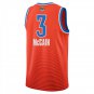 Oklahoma City Thunder #3 Jared McCain Orange Jersey-