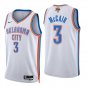 Oklahoma City Thunder #3 Jared McCain White Jersey-
