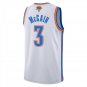 Oklahoma City Thunder #3 Jared McCain White Jersey-
