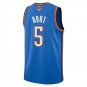 Oklahoma City Thunder #5 Luguentz Dort Blue Jersey-