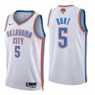 Oklahoma City Thunder #5 Luguentz Dort White Jersey-