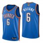 Oklahoma City Thunder #6 Jaylin Williams Blue Jersey-