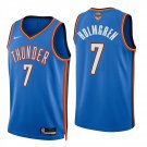 Oklahoma City Thunder #7 Chet Holmgren Blue Jersey-