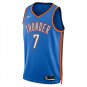 Oklahoma City Thunder #7 Chet Holmgren Blue Jersey-