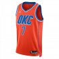Oklahoma City Thunder #7 Chet Holmgren Orange Jersey-