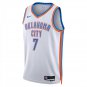 Oklahoma City Thunder #7 Chet Holmgren White Jersey-