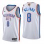 Oklahoma City Thunder #8 Jalen Williams White Jersey-