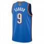 Oklahoma City Thunder #9 Alex Caruso Blue Jersey-