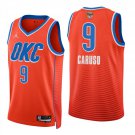 Oklahoma City Thunder #9 Alex Caruso Orange Jersey-