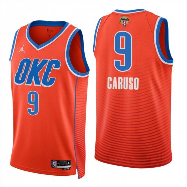 Oklahoma City Thunder #9 Alex Caruso Orange Jersey-