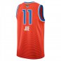Oklahoma City Thunder #11 Isaiah Joe Orange Jersey-