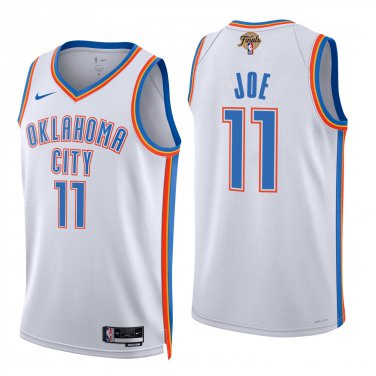 Oklahoma City Thunder #11 Isaiah Joe White Jersey-