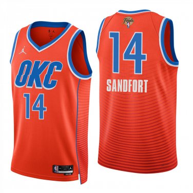 Oklahoma City Thunder #14 Payton Sandfort Orange Jersey-