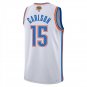 Oklahoma City Thunder #15 Branden Carlson White Jersey-