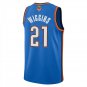 Oklahoma City Thunder #21 Aaron Wiggins Blue Jersey-