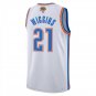 Oklahoma City Thunder #21 Aaron Wiggins White Jersey-