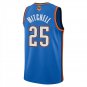 Oklahoma City Thunder #25 Ajay Mitchell Blue Jersey-