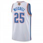 Oklahoma City Thunder #25 Ajay Mitchell White Jersey-