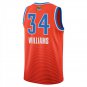 Oklahoma City Thunder #34 Kenrich Williams Orange Jersey-