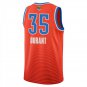 Oklahoma City Thunder #35 Kevin Durant Orange Jersey-