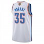 Oklahoma City Thunder #35 Kevin Durant White Jersey-