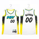 Pacers #00 Bennedict Mathurin White City Swingman Jersey