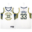 Pacers #33 Myles Turner White Swingman Jersey