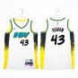 Pacers #43 Pascal Siakam White City Swingman Jersey