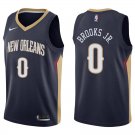 Pelicans #0 Keion Brooks Jr. Navy Swingman Jersey