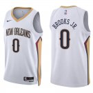 Pelicans #0 Keion Brooks Jr. White Swingman Jersey