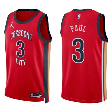 Pelicans #3 Chris Paul Red Swingman Jersey