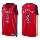 Pelicans #3 CJ McCollum Red Swingman Jersey