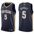 Pelicans #5 Dejounte Murray Navy Swingman Jersey