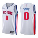 Pistons #0 Jalen Duren White Swingman Jersey