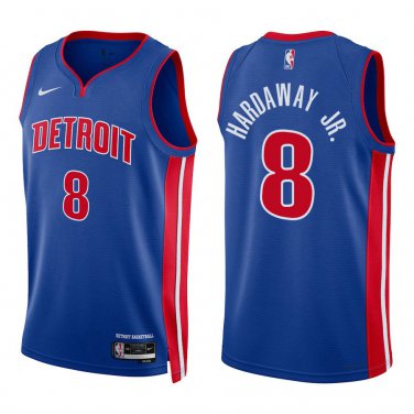 Pistons #8 Tim Hardaway Jr. Royal Blue Swingman Jersey