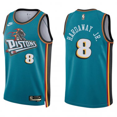 Pistons #8 Tim Hardaway Jr. Teal Swingman Jersey