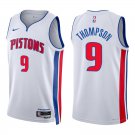Pistons #9 Ausar Thompson White Swingman Jersey
