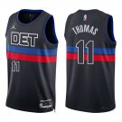 Pistons #11 Isiah Thomas Black Statement Swingman Jersey Pistons #11 Isiah Thomas Black Statement Swingman Jersey