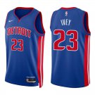 Pistons #23 Jaden Ivey Royal Blue Swingman Jersey