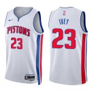 Pistons #23 Jaden Ivey White Swingman Jersey