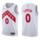 Raptors #0 AJ Lawson White Swingman Jersey