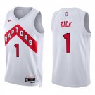 Raptors #1 Gradey Dick White Swingman Jersey