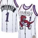 Raptors #1 Tracy McGrady White Classic 1995 96 Jersey