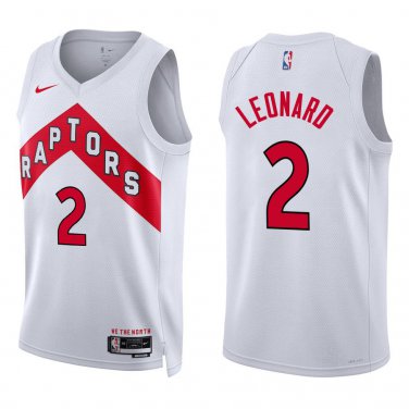 Raptors #2 Kawhi Leonard White Swingman Jersey
