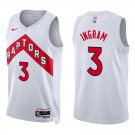 Raptors #3 Brandon Ingram White Swingman Jersey