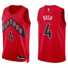 Raptors #4 Chris Bosh Red Swingman Jersey
