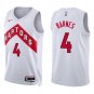 Raptors #4 Scottie Barnes White Swingman Jersey
