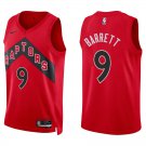 Raptors #9 RJ Barrett Red Swingman Jersey