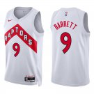 Raptors #9 RJ Barrett White Swingman Jersey