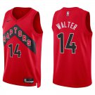 Raptors #14 Ja'Kobe Walter Red Swingman Jersey